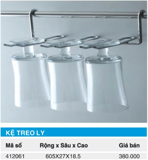 Kệ treo ly 412061